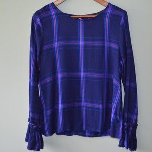 Sanctuary Purple Blouse Size S Long Sleeve